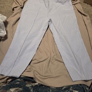 Zac & Rachel women’s Light Blue Striped Dress Pants